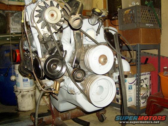 Bigger view of Idler Pulley I added for alternator belt.