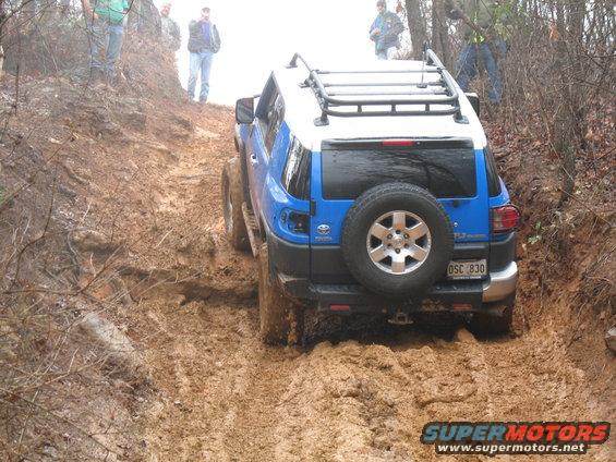 This guy was desperately trying to kill his FJ.