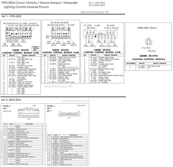 9504cvgmqmmlcmpinouts.jpg 1995-2004
LCM pinouts



*****Accidentally forgot the third connector for the '03-'04 pinouts. 
If you were linked to this diagram please refer to the corrected one:
http://www.supermotors.net/vehicles/registry/media/698563