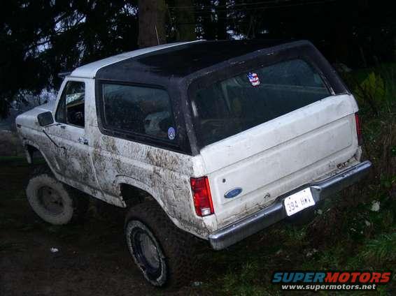Shot of the rear flex.