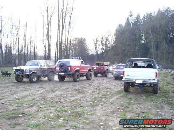 Shot of everyones rigs