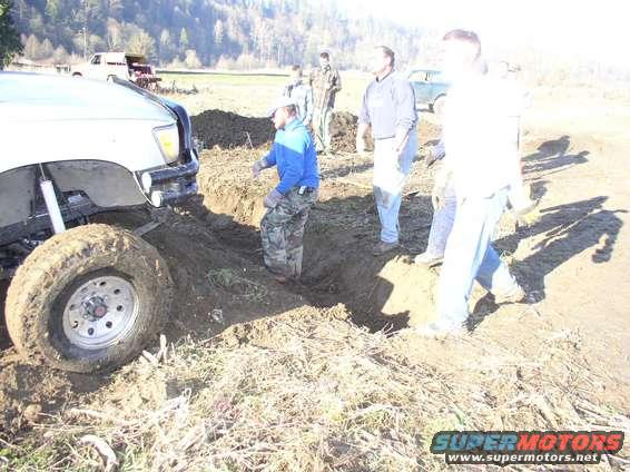 Yota thought the ditch was easy