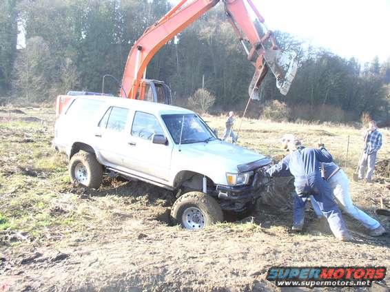 He got stuck too