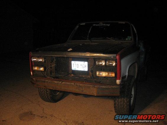 taken meer minutes after being bolted to the truck..seems like it was about 2AM, in Midland, TX.