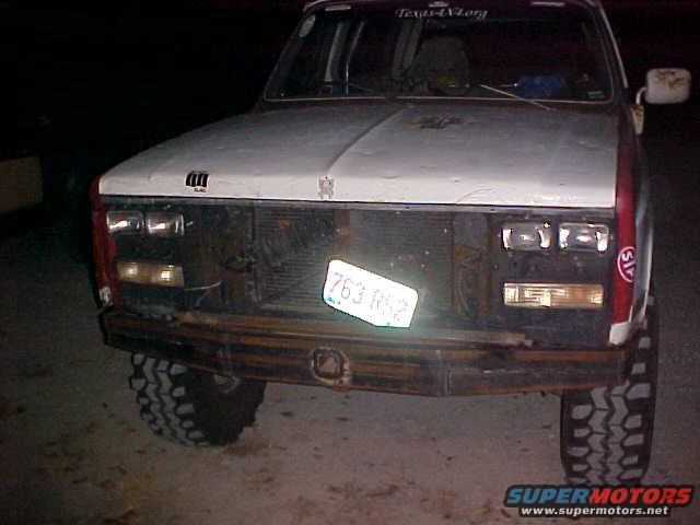 another shot of the bumper.  it was just tack welded together at this point.  