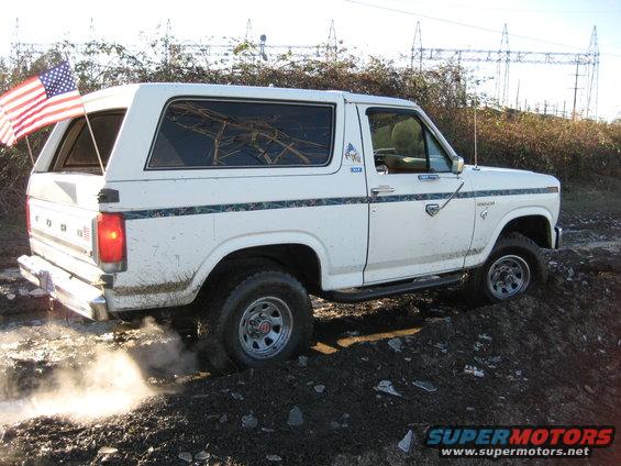 A little mud and ice.