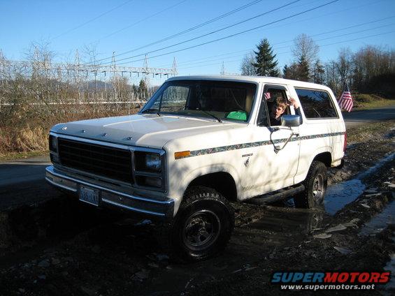 Zach drivin' my truck, haha.