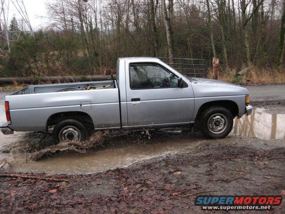 Zach playing in the mud.