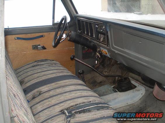 Just the interior.  And yes, thats the air filter hanging under the dash.