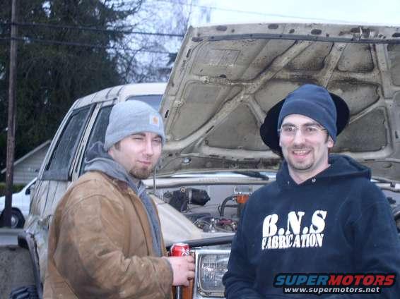Pre event carnage w/ a busted pully