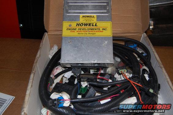 Howell Engine Developments fuel injection computer and wiring harness