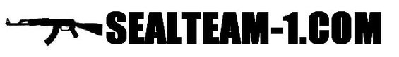 Silhouette of AK-47 rifle next to text SEALTEAM-1.COM