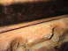 1949 Chevrolet C/K Pickup - Casting numbers stamped into a rusty metal part, likely from an engine.