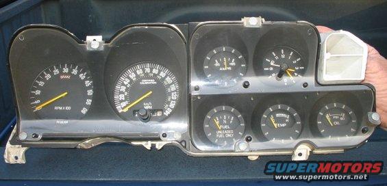 Cluster with Police Speedometer