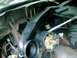 1976 Ford Ranchero - The image shows a close-up view of a vehicle's steering column and associated wiring, with a prominent black plastic shroud.