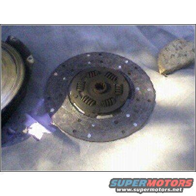 clutch disc with springs and a pressure plate