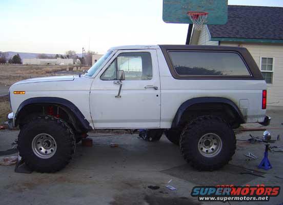 The rear lift is all done.  Now it sits a little higher in the rear.  