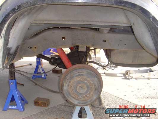 Old spring gone.