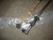 1995 Ford C-350 (Centurion Conversions) - Comparison of a worn steering linkage component with a new replacement part.