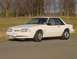 1993 Ford Mustang - This 1993 Ford Mustang coupe is seen from the front three-quarter angle on a paved surface.