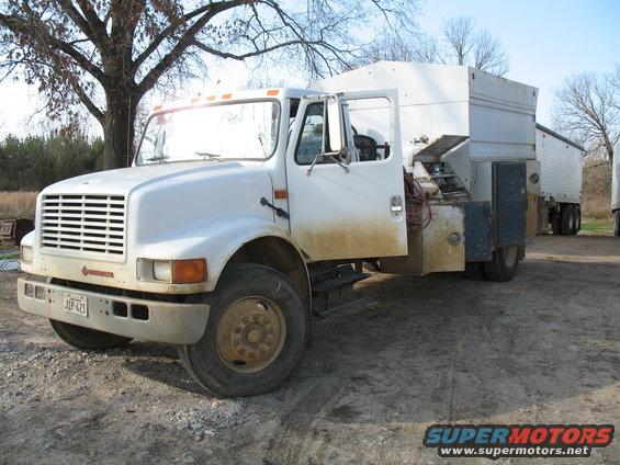 the good 'ol service truck. Top speed is 58 mph, but it has everything we need (yes, it has a sink).
