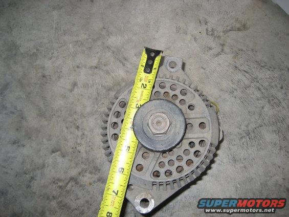 Alternator with tape measure for scale