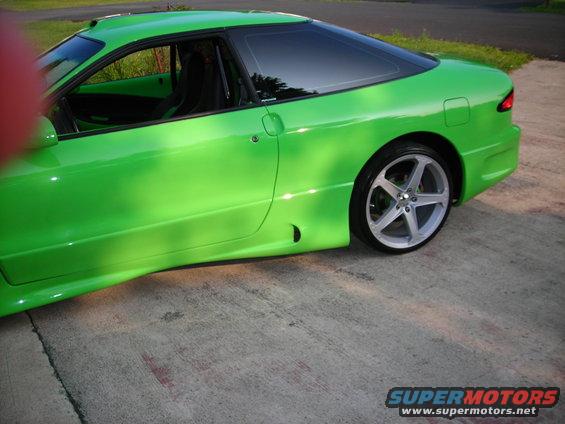 Green 1994 Ford Probe 3q-front view