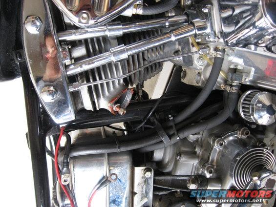 pics of installing a Revtech 5 spd in a 4 spd case with kicker into Shovelhead