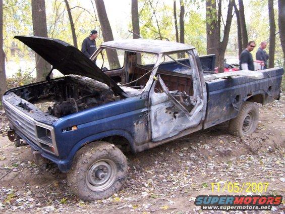 1003682_682_093_edited.jpg Well, this is what my good ol work horse looked like (as found) after some buttheads stole it Oct22, 07. Not satisfied with a joyride, they burned the darn thing too. Luckily, I only had liability insurance....crap.