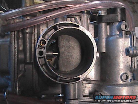 Motorcycle carburetor intake