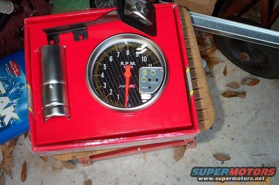 tach, shift light and mounting bracket
