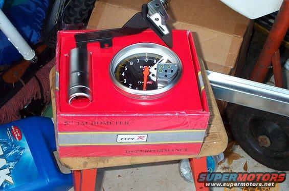tach, shift light and mounting bracket