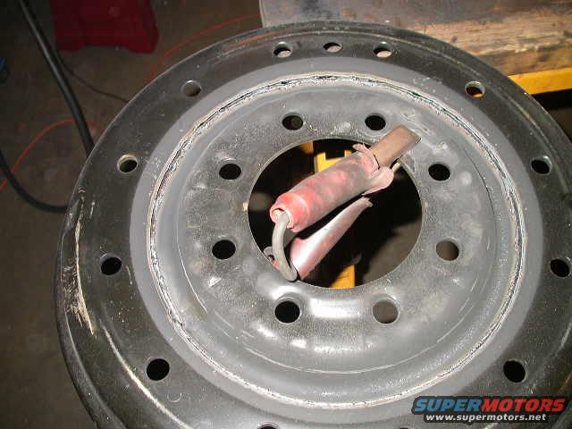 dscn5813.jpg Old center cut out, it just takes a tap with a hammer to make it drop out.