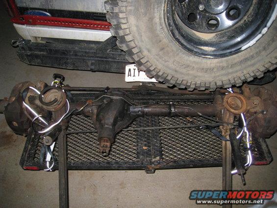 77 hp d44.  welded on c wedges, 1/2 in. axle tubes