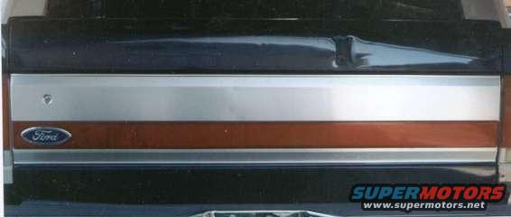 tailgate close up