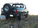1996 Ford Bronco - This 1996 Ford Bronco is shown from the rear, equipped with off-road tires and a spare tire carrier.