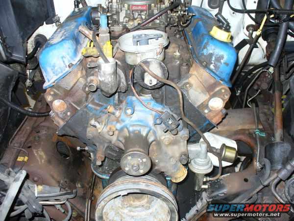 Reman engine I bought from a guy.  Has 20k miles.  I had the heads redone and have had all sheetmetal off this engine to inspect.  all checks out great.  just needs a bath