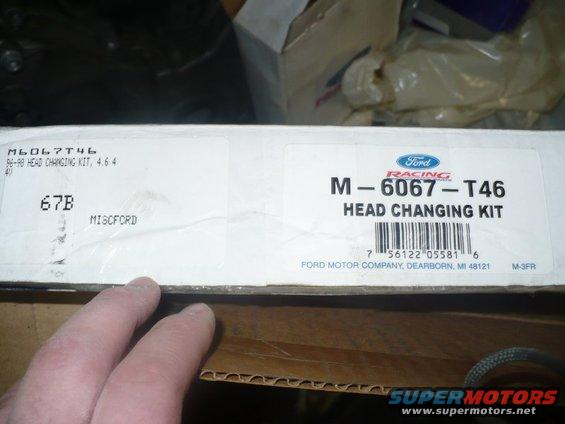 M-6067-T46 Head Changing Kit for 96-98 4.6 4V DOHC