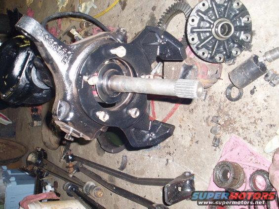 Just a pic during the rebuild as its being put together.