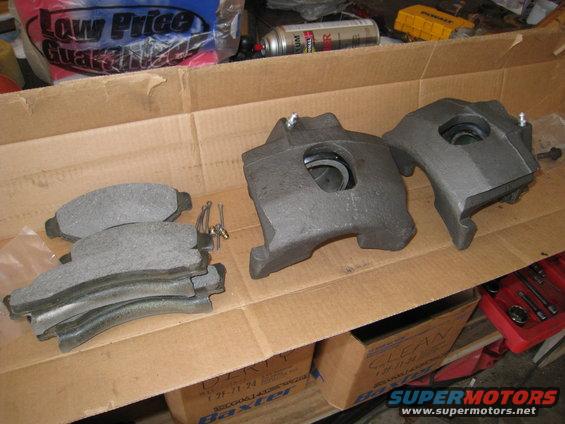1978 ford thunderbird brake calipers and pads