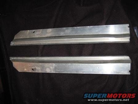 Underside of Left & Right front side rails.