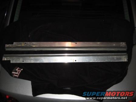 Underside of Left & Right main side rails