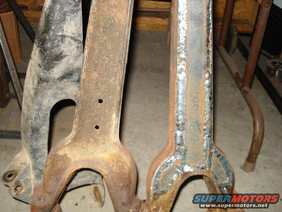 stock arm vs. plated arm