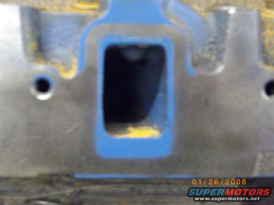 note the port compared to gasket size!