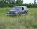 1990 Ford Bronco - A dark blue 1990 Ford Bronco with a tan top sits in a field of tall grass.
