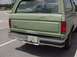 1991 Ford Bronco - As I got her, a shot from the rear. The tailgate was tired at best. Replacing it fixed 90% of the dents in the body. Th…