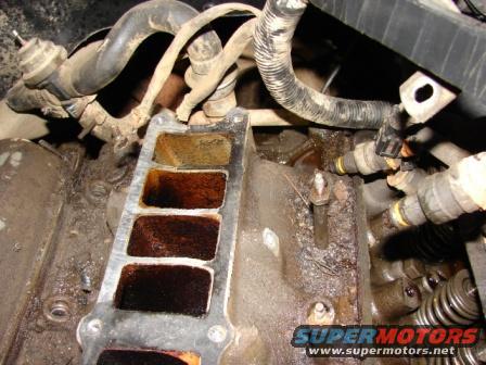 check out rear runner, coolant was leaking through intake/head interface, burned out exhaust valve