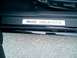2006 Ford Mustang - The "Hertz SHELBY GT-H" door sill plate confirms the vehicle's identity and model year.