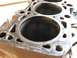 1999 Audi A4 - This is a close-up view of an engine cylinder block, showing the internal bores.