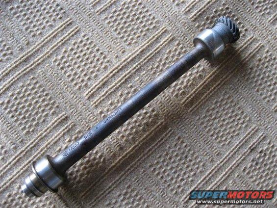 Camshaft with Audi logo and "BDE 4 GERMANY" text